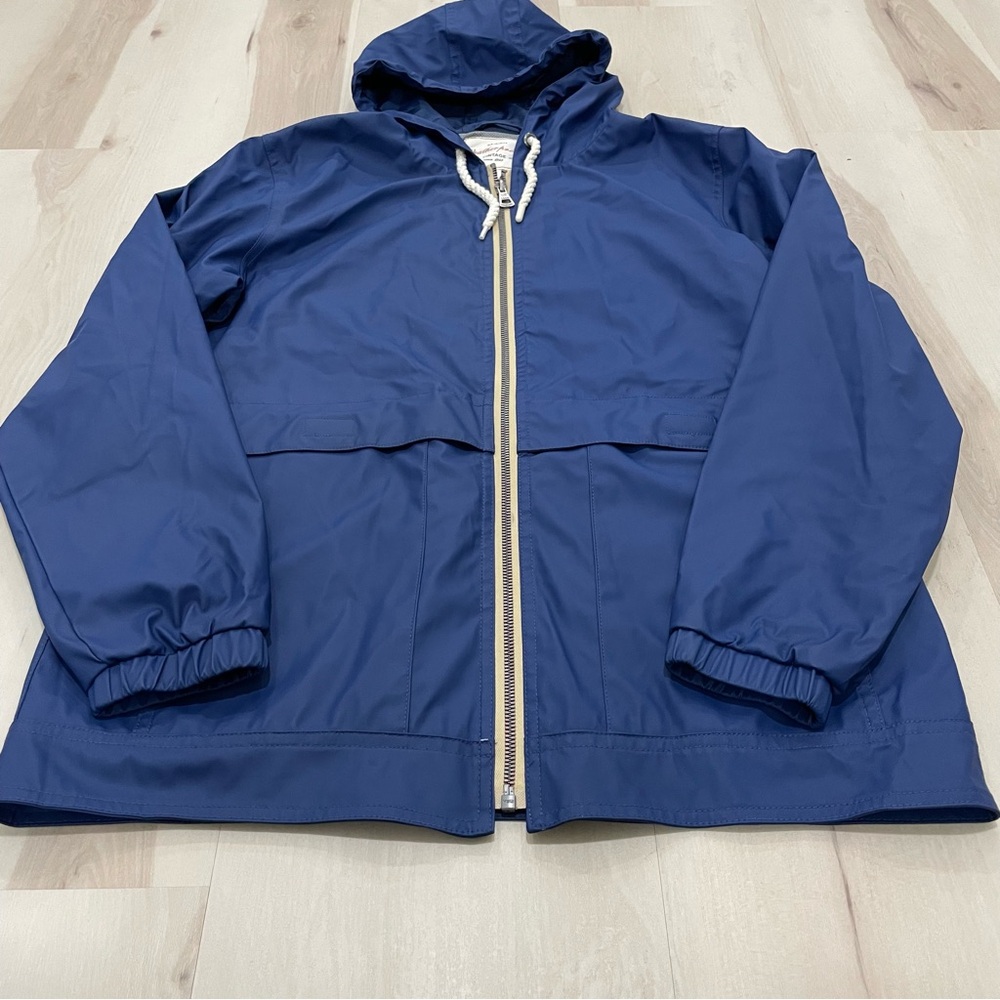 Weatherproof Vintage Women’s Rain Jacket Size Small Blue. Hood. Front Pockets - Picture 2 of 10